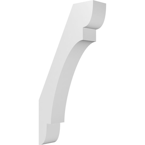 Ekena Millwork 3 1/2-in. W x 12-in. D x 24-in. H Olympic Architectural Grade PVC Knee Brace BRCP035X12X24OLY - main
